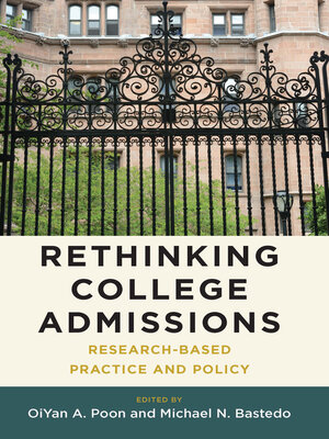 cover image of Rethinking College Admissions
